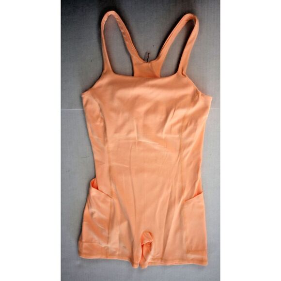 FP Movement OB1980390 Womens Sz S Coral/Orange Never Better One Piece Runsie - Picture 8 of 11